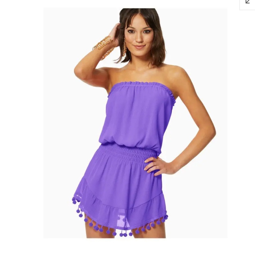 Ramy Brook Purple Swim Coverup